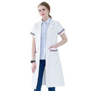 Vente en gros Uniforme d'hôpital blanc Conception personnalisée Médecin Infirmière Blouse blanche Blouse de laboratoire - Product Image 2
