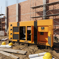 Genset Diesel Weichai 300kw 375kva Tipe Kanopi Kedap Suara untuk Daya Cadangan Industri dan Komersial