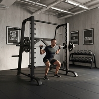 Machine Smith multifonctionnelle avec crossover par câble et Power Cage, équipement de gym complet tout-en-un pour la maison et le commerce