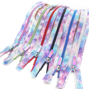 Nhà Máy giá bán buôn bầu trời đầy màu sắc dây kéo dài chuỗi trang trí cầu vồng răng <span class=keywords><strong>Nylon</strong></span> dây kéo túi - Product Image 3