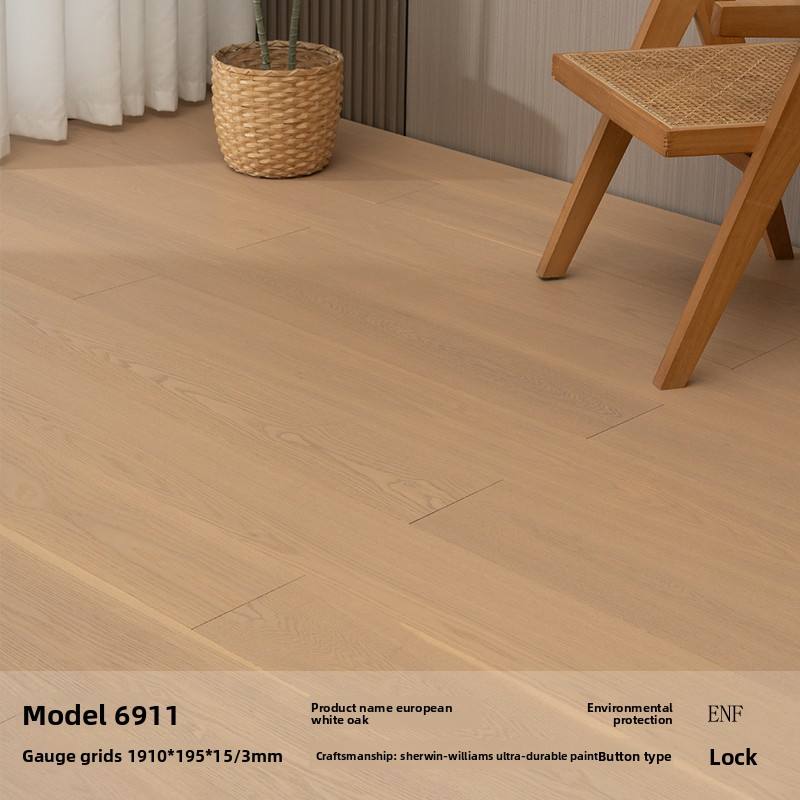6911 European White Oak Skin Lock Floor Heating ENF Grade
