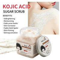 Exfoliërende gezichts- en lichaamsscrub 250g in 15 varianten met koffie, papaja, kojic acid en fruitthema's voor een gladde huid, private label