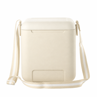 Glacière isotherme 10L de haute qualité en plastique rigide pour le stockage alimentaire, idéale pour les voyages en voiture, la plage, ou comme cadeau promotionnel