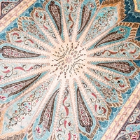 Tapis turc persan marocain fait main de luxe 5x7 pieds, texture soyeuse, tapis belge