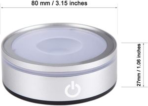 ฐานไฟ LED คริสตัลทรงกลมคุณภาพสูงจาก Pujiang WZ สำหรับลูกแก้วคริสตัลขนาด 80 มม. - Product Image 2