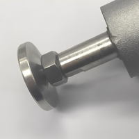 Bouton de vanne de verrouillage pneumatique en aluminium pour citerne à carburant