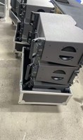 Equipo de Audio para Escenario, Altavoces Pasivos y Activos de Neodimio con Carcasa de Abedul, Serie de Doble Línea de 8 Vías, para Uso en Exteriores, de 18 Pulgadas, 600W/1000W