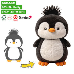 Peluche de Pingüino Personalizado de Fábrica, Juguete de Peluche Divertido y Original, Fabricante de Peluches, OEM ODM, Mascota de Alta Calidad - Product Image 1