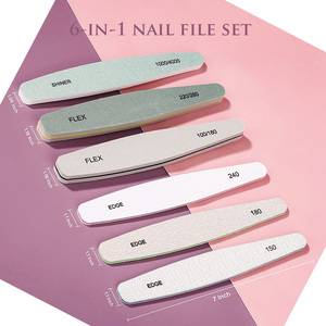 Set Mini lima <span class=keywords><strong>per</strong></span> <span class=keywords><strong>unghie</strong></span> professionale strumenti <span class=keywords><strong>per</strong></span> la cura delle <span class=keywords><strong>unghie</strong></span> <span class=keywords><strong>Lime</strong></span> bordo doppia punta laterale Pedicure salone di lucidatura <span class=keywords><strong>kit</strong></span> tampone - Product Image 6