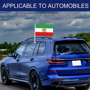 Bandera de Coche de Irán, Bandera Persa Antigua y Bandera del Sol, Bandera Nacional de Irán 30*45cm, Bandera para Ventana de Coche, Accesorio para Coche - Product Image 4