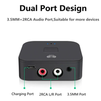 Récepteur BT 5.0, prise AUX 3,5 mm, adaptateur sans fil RCA, dongle, micro, NFC pour kit voiture, émetteur audio, amplificateur, haut-parleur, auto