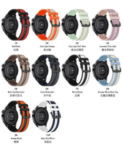 Bracelet en silicone IVANHOE 20mm 22mm pour Samsung Galaxy Watch 7 6 5 4 44 <span class=keywords><strong>40mm</strong></span> 6 Bracelet classique 43/47mm pour <span class=keywords><strong>Huawei</strong></span> 3 4Pro <span class=keywords><strong>GT3</strong></span> Band - Product Image 2