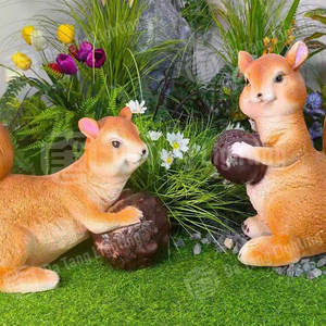 Lámpara de Ardilla Adorable para Decoración de Áreas Escénicas y Jardines, Luces de Motivo para Exteriores IP65 para Paisajes y Ambiente Festivo - Product Image 4