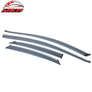 Viseras para ventanas con cinta adhesiva y moldura cromada para Lexus NX200t NX300 NX300h AZ10 15-21 - Product Image 2