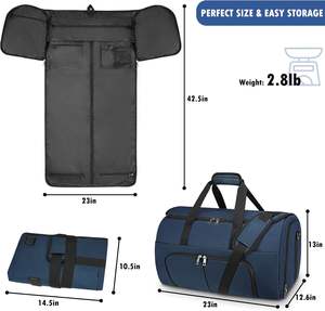 Fundas Protectoras para Ropa Negras Personalizadas con Muestra Gratuita, Impermeables, para Trajes, Vestidos, Organizador de Ropa, Bolsas para Colgar Ropa - Product Image 2