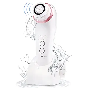 Nouveau Portable étanche USB sans fil charge sonique électrique visage dispositif de lavage du visage équipement pour les soins de la peau Massage exfoliant