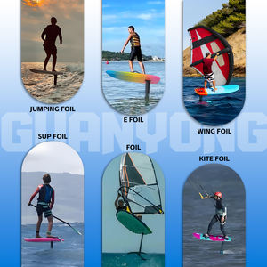 Planche de surf électronique pour débutant Factory ART 1401 en aluminium et carbone, avec mât, aile, efoil, pour jeux aquatiques, surf, kitesurf, foil, hydrofoil - Product Image 3