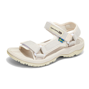 Nouvelles <span class=keywords><strong>sandales</strong></span> pour femmes de marque suédoise 2026, en caoutchouc blanc pur, antidérapantes pour l'extérieur, chaussures d'été de trekking pour <span class=keywords><strong>femme</strong></span> et adolescente - Product Image 1