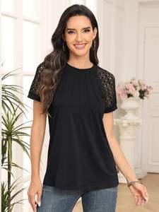 Tops de verano para mujer Camisas de primavera Trajes de vacaciones de moda Camisetas de negocios de manga corta Blusas casuales de moda - Product Image 4