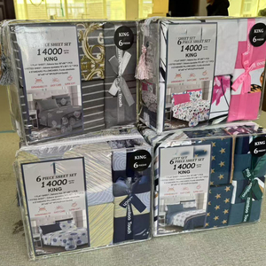 Parure de lit de luxe imprimée 6 pièces avec 4 taies d'oreiller, vente chaude sur le marché mexicain, prix de gros abordable - Product Image 3
