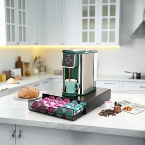 RTS New 45 Pods Metal Coffee Capsule Pod Cajón Soporte de almacenamiento Organizador para <span class=keywords><strong>Vertuo</strong></span> <span class=keywords><strong>Dolce</strong></span> <span class=keywords><strong>Gusto</strong></span> K Cup - Product Image 6