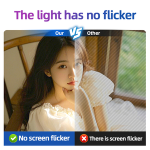 Lumière d'Appoint LED Rechargeable 4000mAh Luminosité Réglable RGB, Anneau Lumineux Selfie pour Téléphone Caméra, Éclairage Photographique Portable - Product Image 6