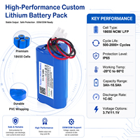 Baterai Lithium Kustom 11.1V 3Ah NMC 3S OEM ODM untuk Penyemprot Listrik, Perekam EKG Portabel, Pengukur Ketebalan Lapisan, Pompa Udara