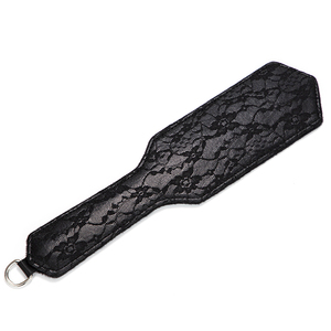 Juguetes Sexuales BDSM, Látigo Sexual para Esclavas, Productos para Adultos, Látigo para Esclavas, Bondage SM, Flogger de Cuero con Encaje, Paleta para Fustigar para Mujeres - Product Image 5
