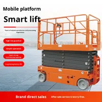 Plateforme mobile électrique réglable pour la marche, le levage et les opérations, élévateur à ciseaux mobile, véhicule d'escalade, échelle