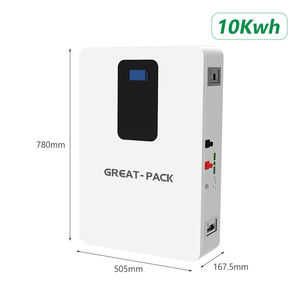 แบตเตอรี่ Power Wall 48V 200Ah สำหรับใช้ในบ้าน ติดผนัง แบตเตอรี่พลังงานแสงอาทิตย์ 10KWh 5KWh 20KWh รับประกัน 10 ปี 8000 รอบการใช้งาน - Product Image 3
