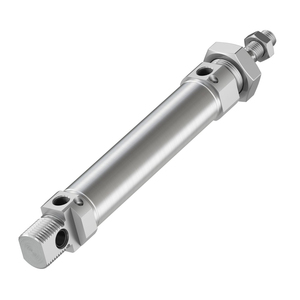 Cylindre pneumatique rond standard FESTO DSNU-S-8-15-P-A-MQ 5205898, série DSNU-S, avec tige de piston - Product Image 2