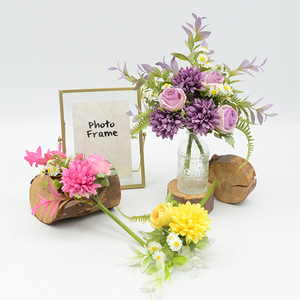 Bouquet di Fiori Artificiali di <span class=keywords><strong>Primula</strong></span> e Rosa per Decorazioni di Matrimoni, Feste, Scuole e Hotel - Product Image 5