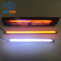 Bande LED de circulation dynamique étanche 12V universelle, clignotant jaune, phare séquentiel, DRL, bande lumineuse de jour