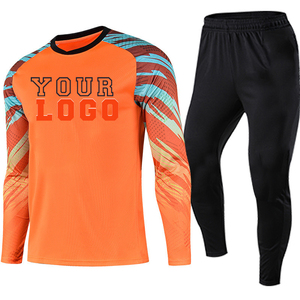 Conjunto de camisetas de portero de fútbol, alta calidad, sublimación, venta al por mayor, en relieve - Product Image 6