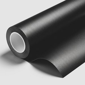 Film de protection pour voiture PET givré noir, anti-rayures, vinyle mat noir Warrior, avec technologie Air Release, sans décoloration, film de changement de couleur amovible pour véhicule - Product Image 3