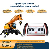Émetteur-récepteur sans fil étanche Premium NOMI NM-013 AC 380V 220V 4 boutons 4 mouvements pour mini-grue de levage
