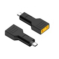 Adaptor DC 5521 Female ke USB C |   20V 65W PD Diperlukan |   Daya DC Mobil RV ke Tipe C |   Mini Portabel