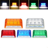 Nouvelles lumières latérales de camion rectangulaires à LED rouges modèle 6001 pour rénovation/mise à niveau
