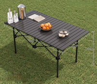 Table de repas d'extérieur moderne multifonctionnelle, pliable, écologique, en métal, mobilier d'extérieur