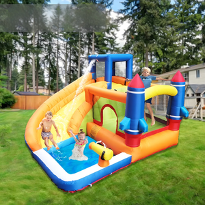 Toboggan gonflable extérieur <span class=keywords><strong>en</strong></span> forme de fusée, château gonflable pour enfants, trampoline d'escalade intérieur pour la maison, château gonflable ludique - Product Image 1
