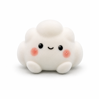 Coffret Cadeau Nuage 2 Pièces – Jouets Anti-Stress Doux et Mignons en Forme de Nuage Blanc pour Bureau et Détente