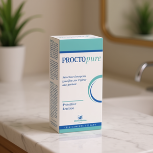 Proctopure Yoni Wash 125ml Hypoallergénique Ingrédients naturels Gel protecteur apaisant Fabriqué en Italie - Product Image 3