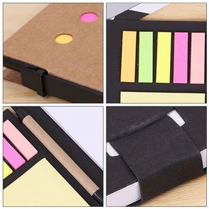 Bloc-notes personnalisé avec logo, mini bloc-notes en papier artisanal multifonctionnel pour étudiants avec stylo - Product Image 5