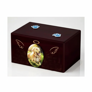 Urnas de recuerdo con marco de fotos para mascotas de alta calidad Urnas de recuerdo para cenizas de gatos y perros Urnas conmemorativas para mascotas - Product Image 1