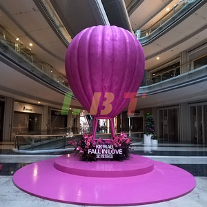 Libit Fiberglass Hot Air <b>Balloon</b> Sculpture <b>Round</b> Artistic Hallway Decoration Valentine'S Day Customization Lbt 5460 - Product Image 1