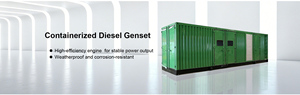 เครื่องกำเนิดไฟฟ้าดีเซลแบบเก็บเสียงสำหรับงานหนัก 50 2500kVA 50/60Hz ระบายความร้อนด้วยน้ำ สำหรับโครงการห่างไกล ใช้เป็นพลังงานหลัก - Product Image 4