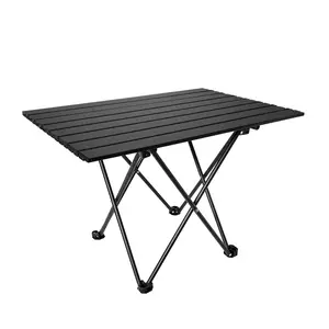 Table pliante d'extérieur en alliage d'aluminium chaises de table de pique-nique table portable pour le camping ensemble d'équipement de plein air
