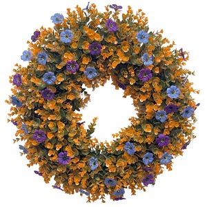 Arche de fleurs ronde en soie artificielle jaune, décoration de fond pour mariage, arche fleurie - Product Image 2