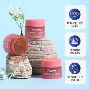 Private Label OEM Blueberry <b>Lip</b> Scrub Moisturize And Smooth <b>Lips</b> Brighten <b>Lip</b> Color Fade <b>Lip</b> Lines And Remove Wrinkles <b>Lip</b> Care - Product Image 4