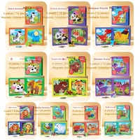 Permainan Puzzle Magnetik Canggih Mainan Edukatif untuk Balita Laki-laki Perempuan Pembelajaran Melalui Kertas Grosir Lintas Negara